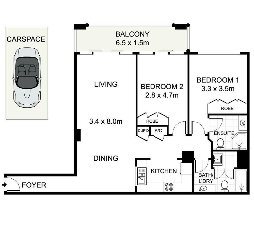 Darling Harbour 2 Bedroom Apartment Сідней Екстер'єр фото